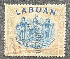 Labuan 1901 - Taxa - Fecho da Série, Usado, US$ 91.00