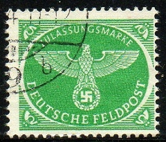 05130 Alemanha Reich Franquia Militar 3 Águia U (b)