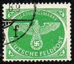 05130 Alemanha Reich Franquia Militar 3 Águia U (d)