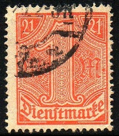 05149 Alemanha Reich Serviço 15 Numeral U