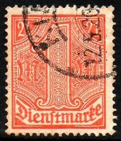 05149 Alemanha Reich Serviço 15 Numeral U (a)