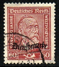 05160 Alemanha Reich Serviço 75 UPU U