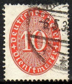 05183 Alemanha Reich Serviço 88 Numeral U