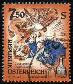 05294 Áustria 1953 Abadias e Monastérios U (a)