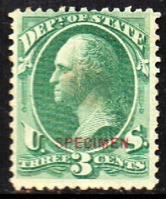 05314 Estados Unidos O59S (scott) Whashington SPECIMEN N