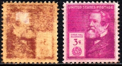 05349 Estados Unidos 445 Variedade Decalque no Verso NN