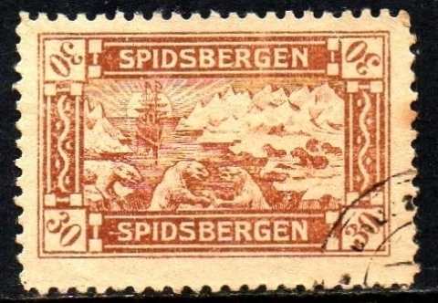 05372 Noruega Spidsbergen Emissão Local Urso Caçador U