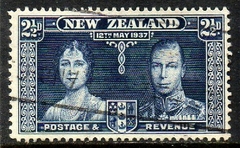 05403 Nova Zelândia 234 Coroação de George VI U