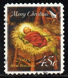 05502 Nova Zelândia 2205 Natal Jesus na Manjedoura U