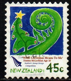 05505 Nova Zelândia 2285 Natal Desenhos Natalinos U