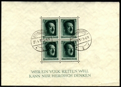05720 Alemanha Reich Bloco 8 Hitler U