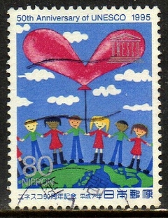 05869 Japão 2229 UNESCO Desenho U