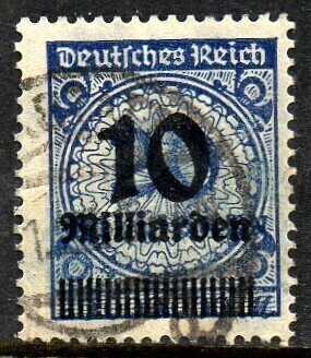 06169 Alemanha Reich michel 335A Numeral U