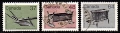 06278 Canada 832/34 Patrimônio Cultural U (b)