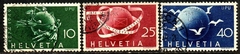 06397 Suiça 474/76 UPU União Postal Universal U