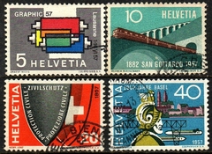 06403 Suiça 586/89 Propaganda Trem U