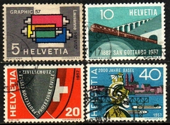 06407 Suiça 586/89 Propaganda Trem U