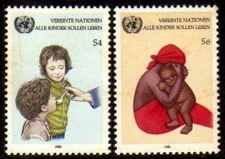 06409 Nações Unidas 53/54 Criança Remédio Mãe (PF) Nn