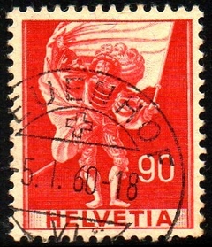 06482 Suiça 613 Mercenário e Bandeira U (a)