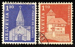 06490 Suiça 763/64 Igreja e Castelo U