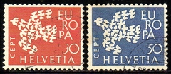 06499 Suiça 682/83 Tema Europa U