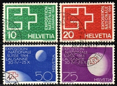 06514 Suiça 717/20 Exposição Globo e Lua U