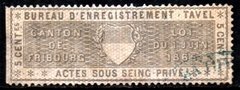 06538 Suíça Timbre Estampille Canton De Fribourg U