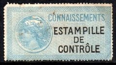 06576 França Selo Fiscal Timbre Fiscal Connaissements