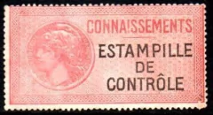 06577 França Selo Fiscal Timbre Fiscal Connaissements