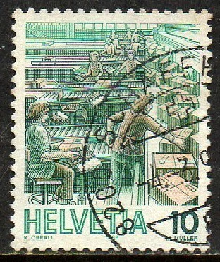 06596 Suiça 1251 Distribuição de Cartas U (a)