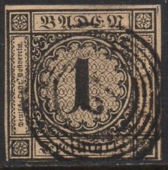 06600 Alemanha Baden 01 Numeral U