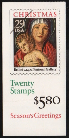 06645 Estados Unidos Carnet C 2122a Natal Pinturas NNN