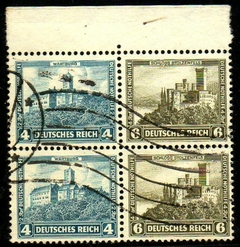 06665 Alemanha Reich W 43 Castelos Quadra U