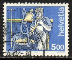 06682 Suiça 1434a Produção de Queijo U (a)