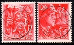 06834 Alemanha Reich 825/26 Soldados da AS e da SS U
