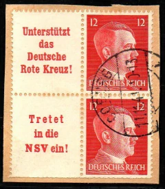 06870 Alemanha Reich W 156 + W 157 Hitler U (b)