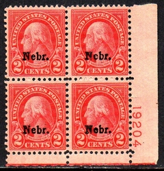 06946 Estados Unidos 284C Com Sobrecarga Nebr. Quadra NNN / NN