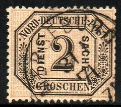 06993 Alemanha Confederação do Norte Serviço 5 Numeral U