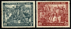 07010 Alemanha Emissões Gerais 57/58 Feira de Leipzig NN