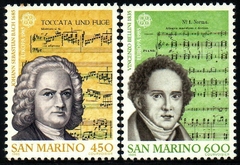 07160 San Marino 1107/08 Tema Europa Música NNN