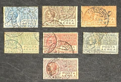 Itália, (Yvt#3/7) €160, Aéreos, usados