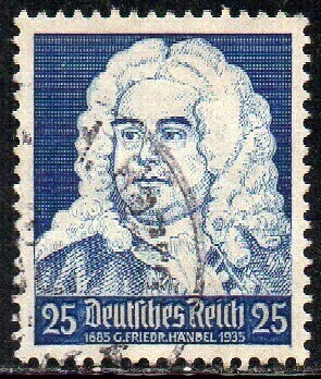 07565 Alemanha Reich 534 Compositor Haendel U (c)