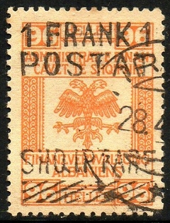 07598 Albânia 95 Brasão U