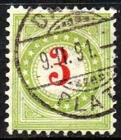 07680 Suíça Taxa 21 Numeral U