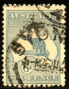 07721 Austrália 8 Canguru e Mapa U