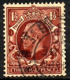 07833 Inglaterra 189 George V Filigrana Invertida U