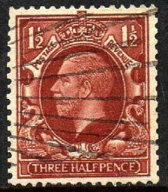 07834 Inglaterra 189a George V Filigrana Deitada U
