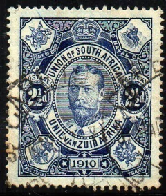 07839 África do Sul 1 George V e Brasão U (i)
