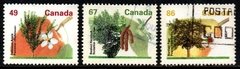 07999 Canada 1293/95 Árvores Frutíferas Flores U (a)