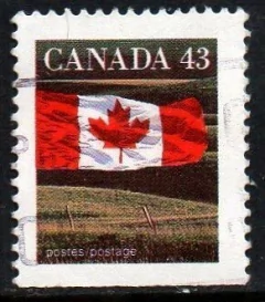 08034 Canada 1298a Bandeira Nacional U